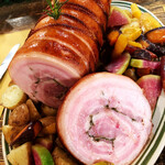 ●Amakusa pork porchetta (roasted pork) from Kumamoto Prefecture