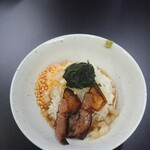 Ouja - 生海苔〆のごはんにラーメンのスープ投入