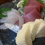 寿司酒房 洛彩 - 2012.05　刺身盛り合わせ