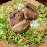 寿司酒房 洛彩 - 2012.05　豚角煮サラダ