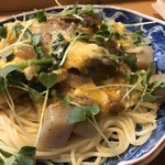 ばんじょう - 牛スジ和風パスタ＠賄