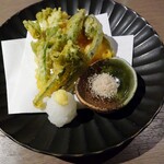 Kicchin Kuwa - 春野菜の天麩羅