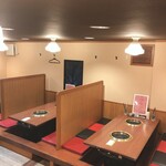 焼肉 広鈴 - 二階の掘りごたつ席　席数8名様まで着席いただけます。