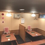 焼肉 広鈴 - 二階の掘りごたつ席　席数4名様まで着席いただけます。