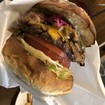 エーエス クラシックス ダイナー - ４月のマンスリーバーガー ：フィリーチーズステーキバーガー￥１６００