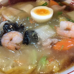 仙龍 - 広東麺、アップ