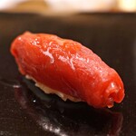 日本橋蛎殻町 すぎた - 鮪の赤身のづけ