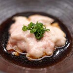 日本橋蛎殻町 すぎた - 肝醤油で