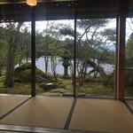 旅亭半水廬 - 部屋から望む朝の景色
