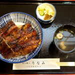 Unami - うな丼（上￥2100）。三河産の鰻と、愛知県産こしひかりを使用。産地ならではの高いコスパ！