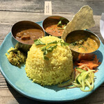 アンドスパイス - 3種盛りカレー