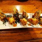 炭火焼の店 完ちゃん - ちくわ納豆 （税抜 ３５０円）