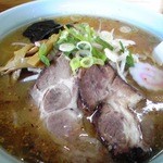 ラーメン友峰 - 味噌ラーメン大盛　2012/5/5ver