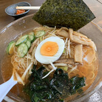 憩いの喰う感 麺恋 - お店に行く前から予習していた「冷たいラーメン」！！