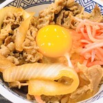 Yoshinoya - 牛丼 並＋生卵　４５８円