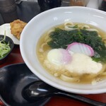 極楽うどん TKU - とろろ温玉うどん（￥710）