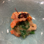 津の守坂 小柴 - お造り３：赤貝のぬた