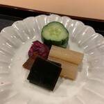 津の守坂 小柴 - 香の物