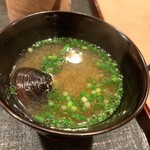 津の守坂 小柴 - 味噌汁