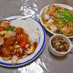 老広東 - 酢豚飯 ＆ 鶏片会飯