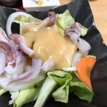 海鮮レストラン 海人 - 野菜とイカの陶板焼き