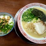 ラーメン浅野2号 - とんこつランチ：670円