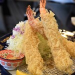 とん唐てん - 大海老フライ定食
