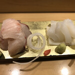 旬菜 おぐら家 - さわら・あおりいか