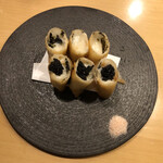 旬菜 おぐら家 - 胡麻豆腐の春巻き揚