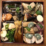 旬菜 おぐら家 - おかず盛り合わせ