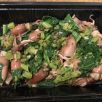 山下食堂 - ホタルイカとかき菜のマリネ（テイクアウト）