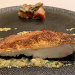 カンテサンス - トマトのフリッド添え