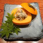 Soba Hirakawa - 10月蕎麦懐石：柿の白和え
