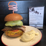 ICON - ICON BURGER¥1550  自家製ベーコン¥250