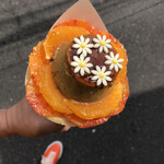 クレープリー チロル - オレンジとGLAUBELL COFFEEの珈琲プリン¥1500