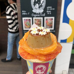 クレープリー チロル - オレンジとGLAUBELL COFFEEの珈琲プリン¥1500