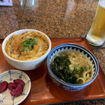 浪花ろばた 八角 - ミニカツ丼セット♪