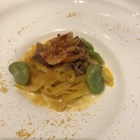 リストランテASO - 蛍烏賊とカラスミ　春野菜の手打ちタリオリーニ