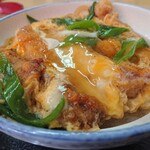 御食事処 楓 - カツ丼アップ 2020年4月