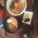 天満屋 - 玉子かけごはんとミニ天神うどん