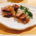 大喜寿し - ホタルイカの酢味噌和えとたこの柔らか煮