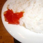 すず - ライスと福神漬け