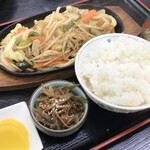 あき乃 - 野菜炒め定食