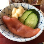 八幡食堂 - 一本明太子220円