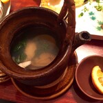 小次郎寿司 - 付属の土瓶蒸し