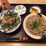 Soba Dokoro Shio Kawa - ねぎとろ丼セット