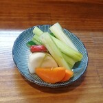串焼き 巴 - セロリのお新香