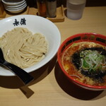 ラーメン玉・赤備 - 赤辛つけ麺980円