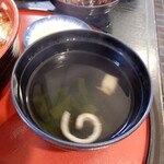 狐狸庵 - 鰹だしが効いた「お吸い物」