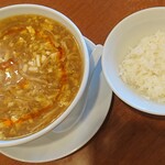中国料理 龍薫 - 酸辣湯麺＋小ライス